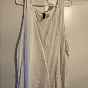 Men’s H&M White Tank Top Size Large